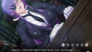 Hidden sex scene with couple engaging in intimate acts discreetly