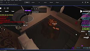 folle a esta gringa en roblox con sexo hardcore y creampie