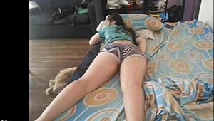 Amazing Big Ass Amateur In Sexy Pose With Tits And Anal Action