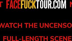 Busty Blonde Teen 18+ Throat Stuffed Full Of By Big Cock Load Pov