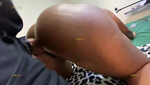 Hey, watch this step sister squirt hard in doggystyle