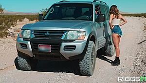 tiffany watson cum facial in desert 😏