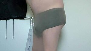 Carmen Nylonjunge Explores Full-Body Nylon Wear