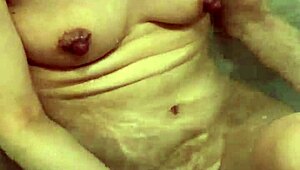 i watched my asian wife slowly wash in the bath before we got intimate, her nipples tempting me so much