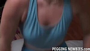 I Will Fuck Your Ass with This Big Strapon in BDSM Femdom Play