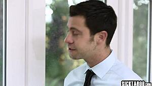 Sexy brunette teen 18+ banged by a perverted professor in taboo group hardcore