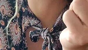 Latina with curly hair intriguingly handles black cock in homemade scene