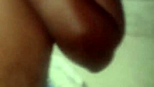 Big Breasts Girl Teases With Her Ebony Curves.