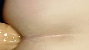 girl pleasures guy's ass with strapon