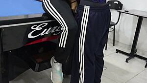 I fucked my Latina stepsister on the billiard table while she was taking lessons from me, but I messed up the words.