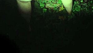 Did I cum inside my wife? Yes, and washed her holes with pee in the garage