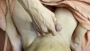 cock teasing my pussy, so i punished with cumshot pov?