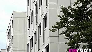 The lesbian office boss invited her best friend's stepdaughter home for some fun.