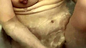 i watched my asian wife slowly wash in the bath before we got intimate, her nipples tempting me so much