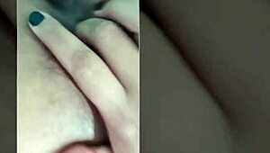 Wife Fingers Wet Pussy in POV Masturbation, Licking Hairy Beaver and Anal Fingering