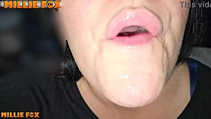 Amateur Milf Swallows 37 Big Loads of Cum in Detailed Compilation with Millie Fox