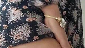 Latina with curly hair intriguingly handles black cock in homemade scene