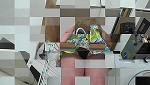 Bold Husband Spies Mature Chubby Wife