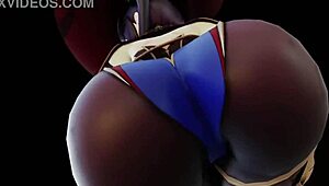 Mona the witch with big ass in remastered version