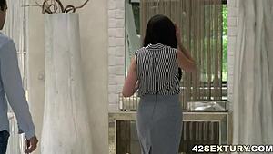 मैंने रियल एस्टेट एजेंट को हार्डकोर गांड चोदने वाले रोलप्ले में पेला