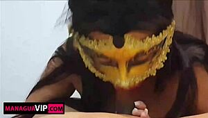 I watch Bella Latina with long hair get fucked hard from behind