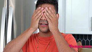 Stepsisters Give Naughty Blowjob