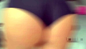 is the cute brazilian babe pedaling with a dildo in lingerie for first time?