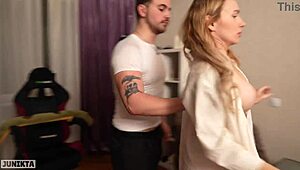 he fucked her hard to punish her for cheating and the bitch liked it 😈