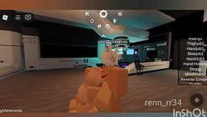 Blonde Gets Fucked by Catboy in Roblox