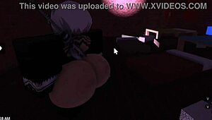 Dominating two girls in fan request three roblox