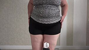 Big Ass Mature Wife Tries Panties Shorts For Lover!