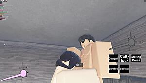 That slutty Roblox girl gets fucked hard 😏