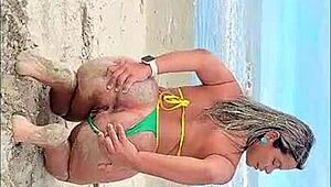 Am I masturbating deliciously in public?