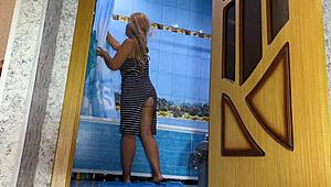 big mature stepmom craves anal in bathroom