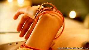 petite brunette teasing with a sensual body cleansing ritual