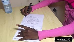 Horny tutor seduces his coursemate