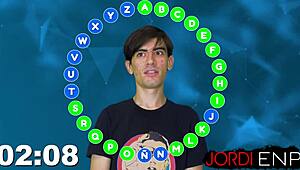 Myss Alessandra tries her best at my sexy game parody, and if she's lucky, she'll get the big prize