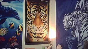 behind scenes brunette maxxx loadz pounding asian pussy