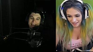 Joycgee and Trainwrecks host live webcam show. It's full of exciting content