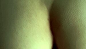 Pink haired teen fucks in doggy style pov.