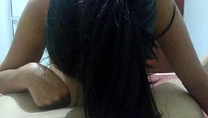 Deepthroating My Cuck Before Fucking Him In Amazon Position With Intense Domination