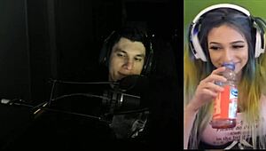 Joycgee and Trainwrecks host live webcam show. It's full of exciting content
