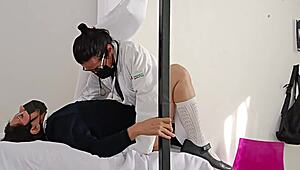 doctor fucks patient in hospital almost caught