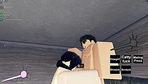 That slutty Roblox girl gets fucked hard 😏