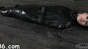 Hung up honey gets punished with hardcore fucking and sloppy blowjobs in the garage