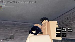 That slutty Roblox girl gets fucked hard 😏