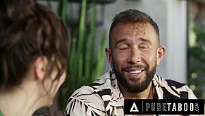 Busty Stepmom Teaches Virgin Stepson with Husband's Permission