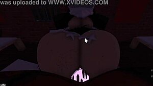 Dominating two girls in fan request three roblox