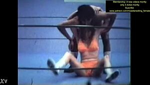 mixed wrestling nude match