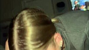 Petite college blonde intensely fucks after first date